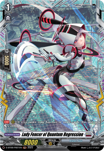 Lady Fencer of Quantum Regression (FR) - D-BT09/FR21EN