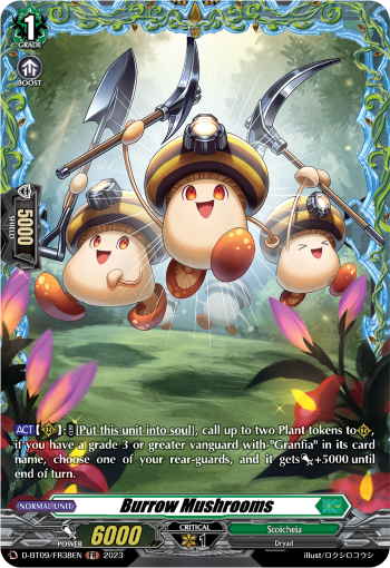 Burrow Mushrooms (FR) - D-BT09/FR38EN