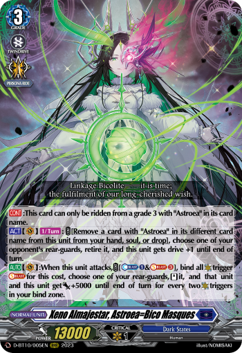Xeno Almajestar, Astroea=Bico Masques - D-BT10/005EN
