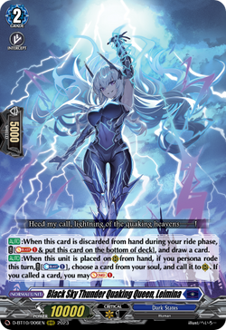 Black Sky Thunder Quaking Queen, Leimina - D-BT10/006EN