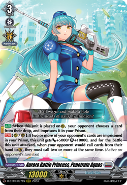 Aurora Battle Princess, Penetrate Aquas - D-BT10/007EN