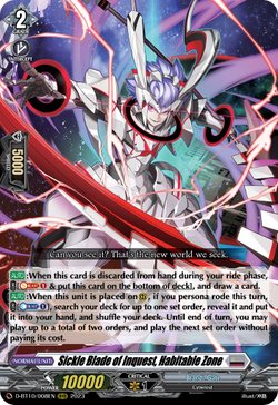 Sickle Blade of Inquest, Habitable Zone - D-BT10/008EN