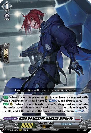 Blue Deathster, Hanada Halfway - D-BT10/009EN