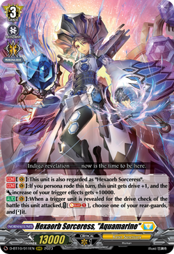 Hexaorb Sorceress, "Aquamarine" - D-BT10/011EN