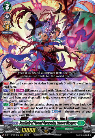 Servitude of Funeral Procession, Lianorn Masques - D-BT10/014EN