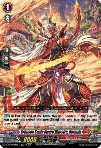 Crimson Scale Sword Maestro, Burnaia - D-BT10/018EN