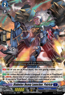 Diabolos Heavy Launcher, Patrick - D-BT10/020EN