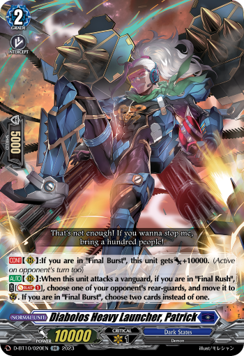 Diabolos Heavy Launcher, Patrick - D-BT10/020EN