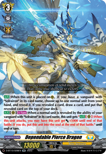 Dependable Pierce Dragon - D-BT10/028EN