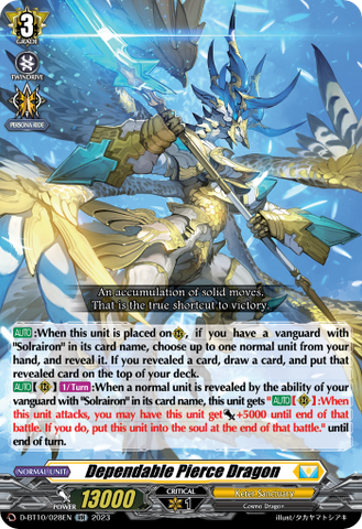 Dependable Pierce Dragon - D-BT10/028EN
