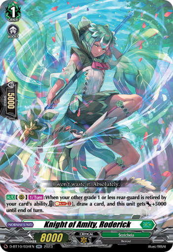 Knight of Amity, Roderick - D-BT10/034EN