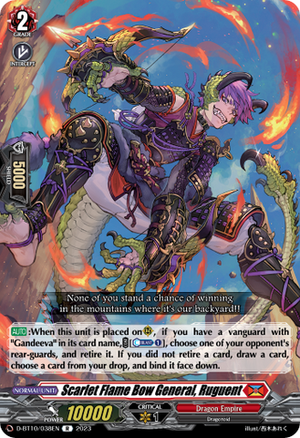 Scarlet Flame Bow General, Ruguent - D-BT10/038EN