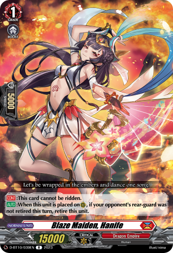 Blaze Maiden, Hanife - D-BT10/039EN