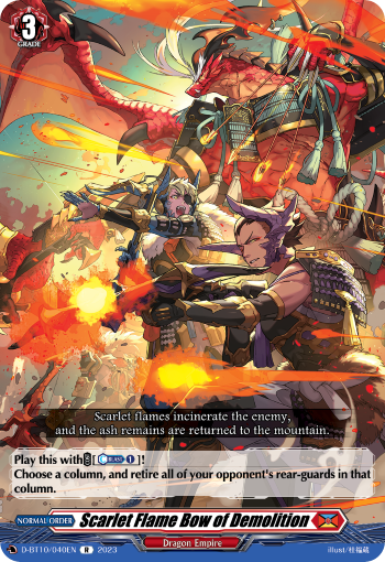 Scarlet Flame Bow of Demolition - D-BT10/040EN
