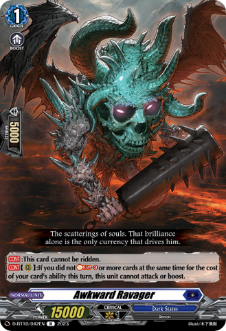 Awkward Ravager - D-BT10/042EN