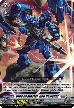 Blue Deathster, Req Gewehnr - D-BT10/046EN