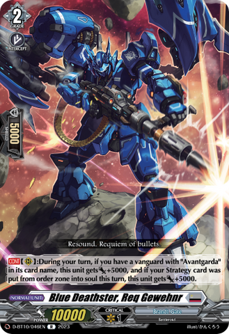 Blue Deathster, Req Gewehnr - D-BT10/046EN