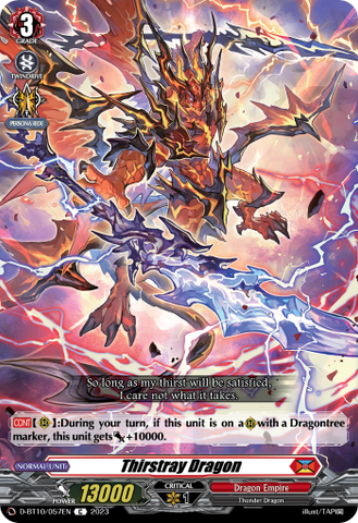 Thirstray Dragon - D-BT10/057EN