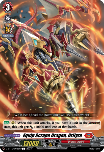 Equip Scrape Dragon, Drilyze - D-BT10/058EN