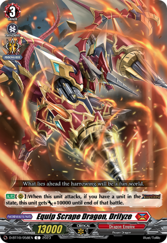 Equip Scrape Dragon, Drilyze - D-BT10/058EN
