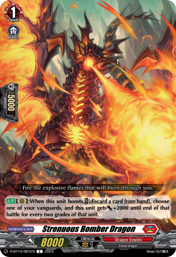 Strenuous Bomber Dragon - D-BT10/061EN