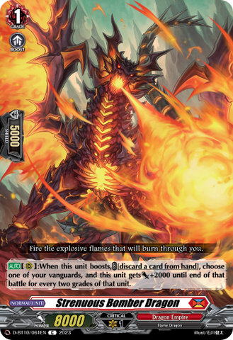 Strenuous Bomber Dragon - D-BT10/061EN
