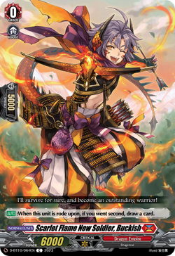 Scarlet Flame New Soldier, Buckish - D-BT10/064EN