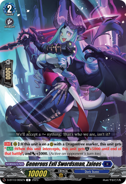 Generous Evil Swordsman, Zaleos - D-BT10/065EN