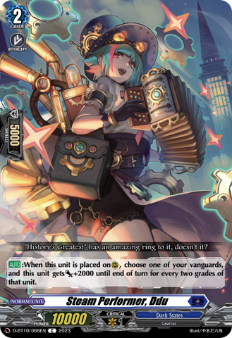 Steam Performer, Ddu - D-BT10/066EN
