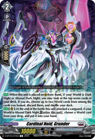 Cardinal Noid, Grunder - D-BT10/074EN