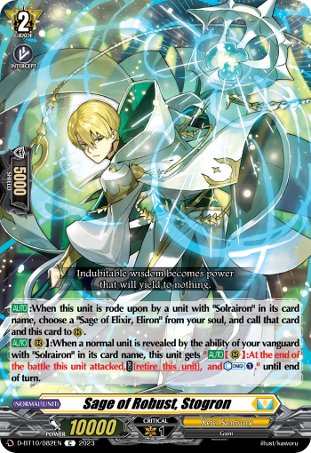Sage of Robust, Stogron - D-BT10/082EN