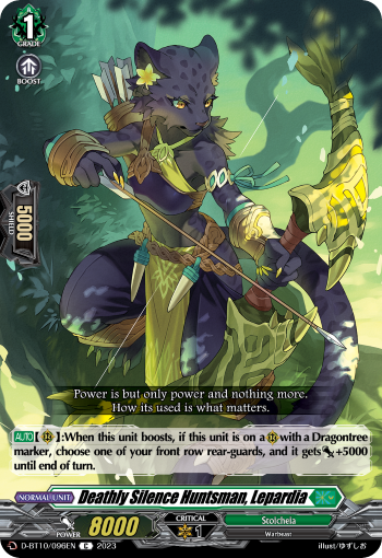 Deathly Silence Huntsman, Lepardia - D-BT10/096EN