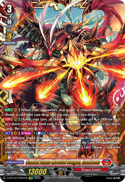 Scarlet Flame Marshal Dragon, Gandeeva (FFR) - D-BT10/FFR01EN
