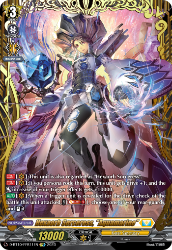 Hexaorb Sorceress, "Aquamarine" (FFR) - D-BT10/FFR11EN