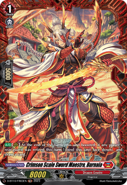 Crimson Scale Sword Maestro, Burnaia (FR) - D-BT10/FR03EN