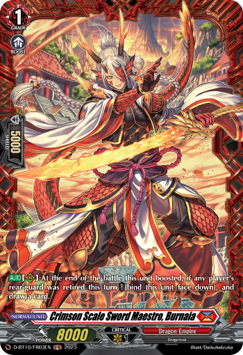 Crimson Scale Sword Maestro, Burnaia (FR) - D-BT10/FR03EN