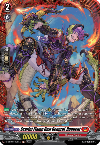 Scarlet Flame Bow General, Ruguent (FR) - D-BT10/FR06EN