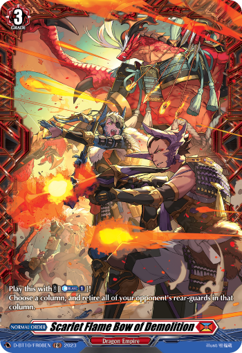 Scarlet Flame Bow of Demolition (FR) - D-BT10/FR08EN
