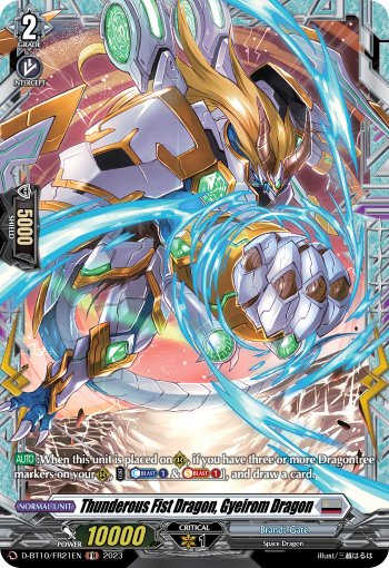 Thunderous Fist Dragon, Gyeirom Dragon (FR) - D-BT10/FR21EN