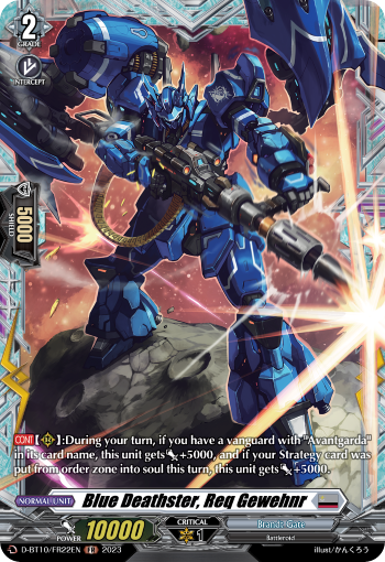 Blue Deathster, Req Gewehnr (FR) - D-BT10/FR22EN