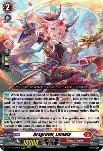 Dragritter, Lateefa - D-BT11/003EN