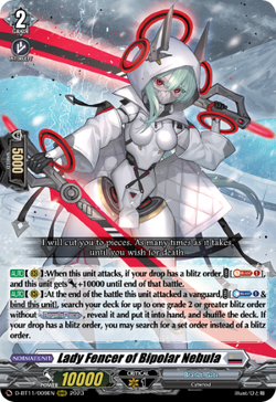 Lady Fencer of Bipolar Nebula - D-BT11/009EN