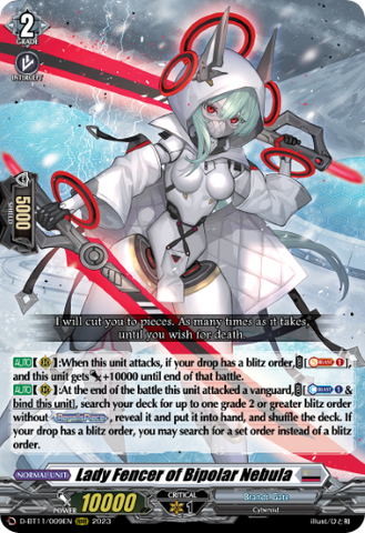 Lady Fencer of Bipolar Nebula - D-BT11/009EN