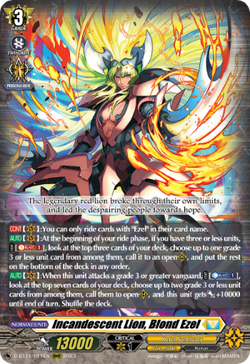Incandescent Lion, Blond Ezel - D-BT11/011EN