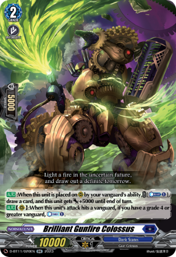 Brilliant Gunfire Colossus - D-BT11/020EN