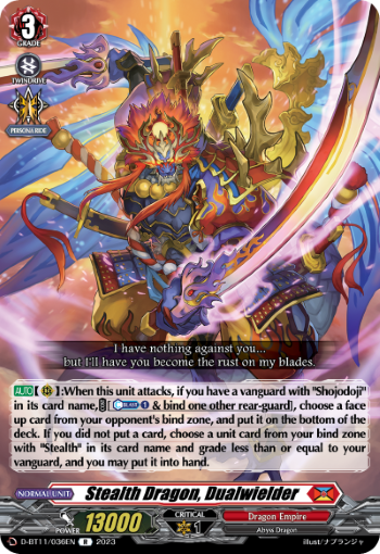 Stealth Dragon, Dualwielder - D-BT11/036EN