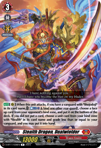Stealth Dragon, Dualwielder - D-BT11/036EN