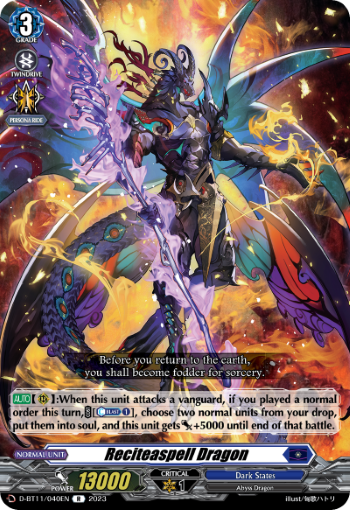 Reciteaspell Dragon - D-BT11/040EN