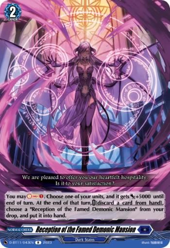 Reception of the Famed Demonic Mansion - D-BT11/043EN
