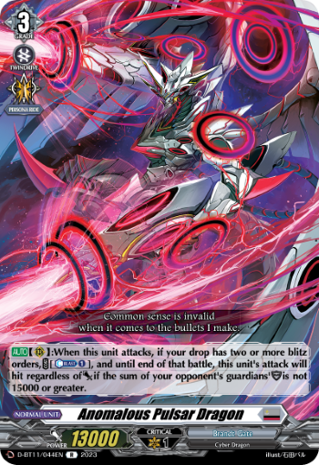 Anomalous Pulsar Dragon - D-BT11/044EN